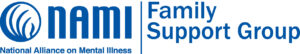 nami family support group logo in blue text